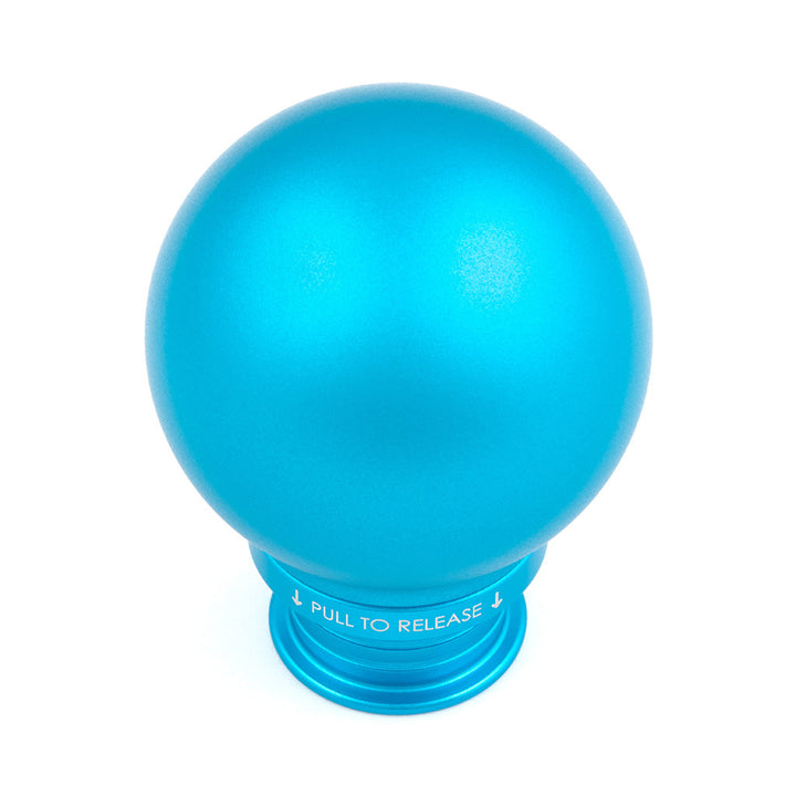 ACUITY POCO Low-Profile Shift Knob in Satin Teal Anodized Finish