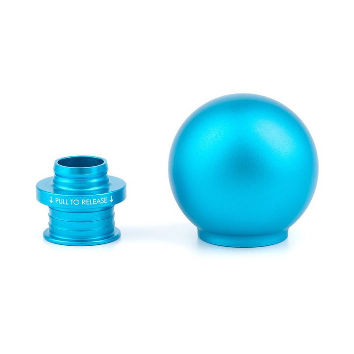 ACUITY POCO Low-Profile Shift Knob in Satin Teal Anodized Finish