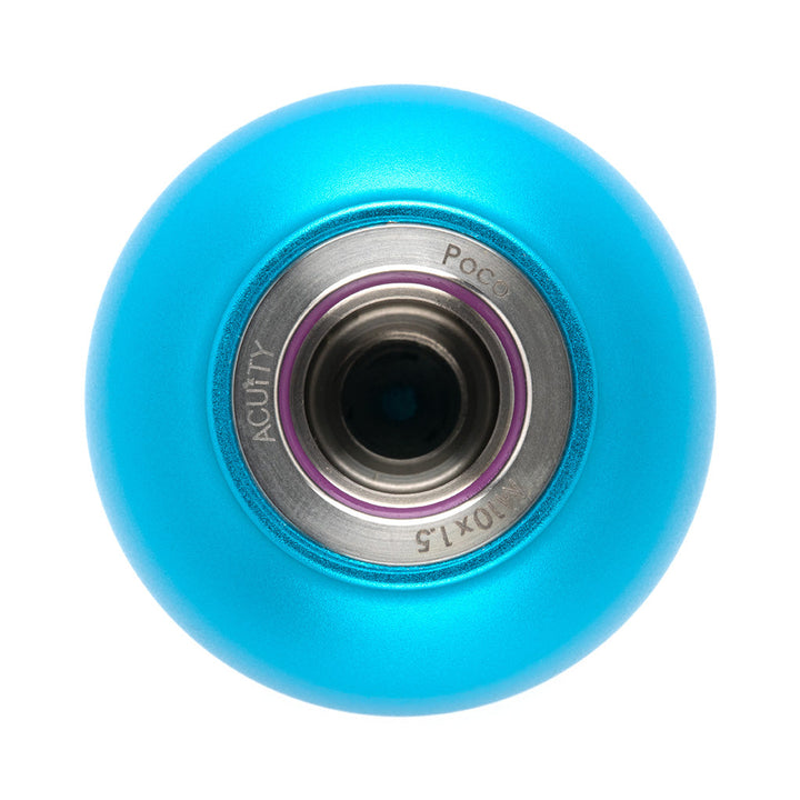 ACUITY POCO Low-Profile Shift Knob in Satin Teal Anodized Finish