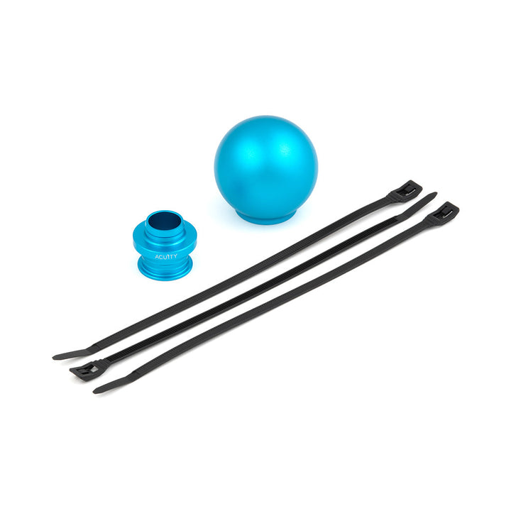 ACUITY POCO Low-Profile Shift Knob in Satin Teal Anodized Finish