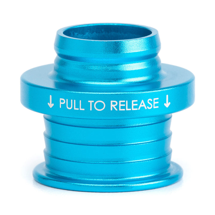 ACUITY POCO Low-Profile Shift Knob in Satin Teal Anodized Finish