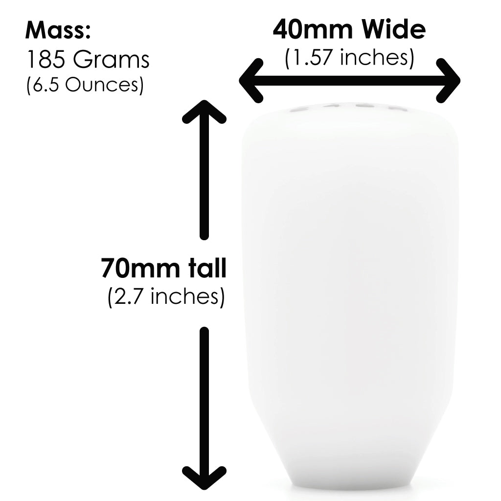 ACUiTY ESCO-Insulated Shift Knob in White (M10X1.5)