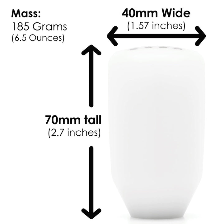 ACUiTY ESCO-Insulated Shift Knob in White (M10X1.5)