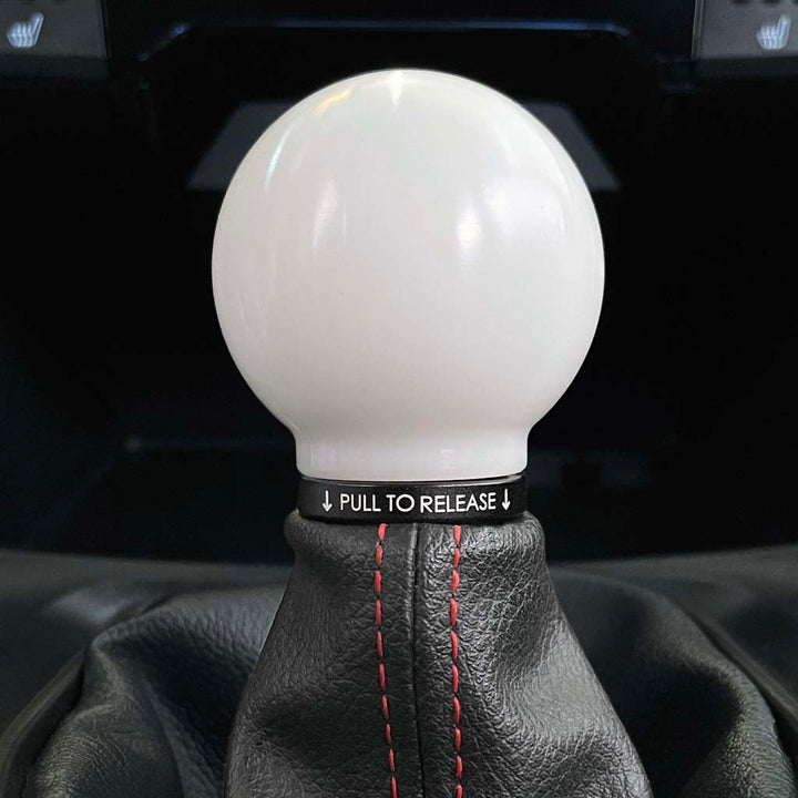 ACUiTY POCO Insulated Low-Profile Shift Knob in White (M10X1.5)