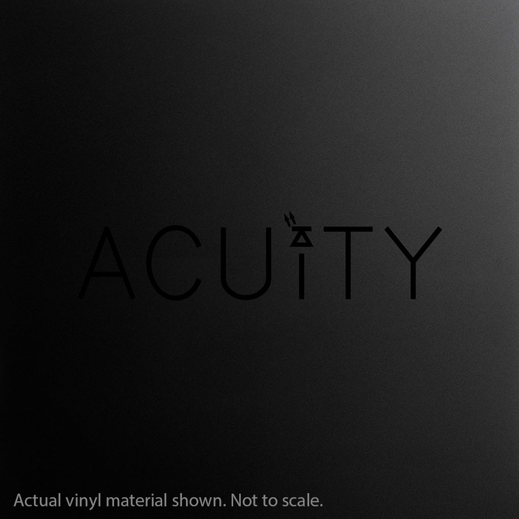 ACUITY Matte Black Windshield Banner