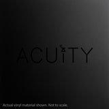 ACUITY Matte Black Windshield Banner