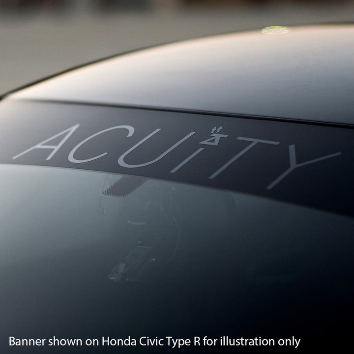 ACUiTY Matte Black Windshield Banner
