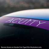 ACUITY Matte Purple Windshield Banner
