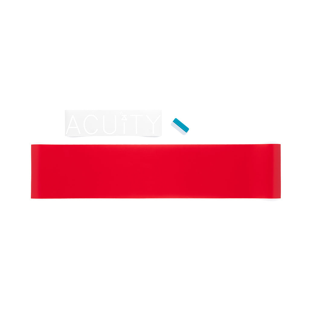 ACUITY Matte Red Windshield Banner