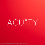ACUITY Matte Red Windshield Banner