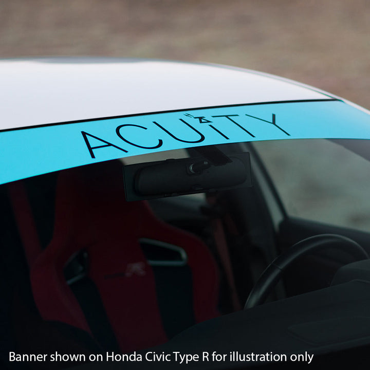 ACUiTY Matte Teal Windshield Banner