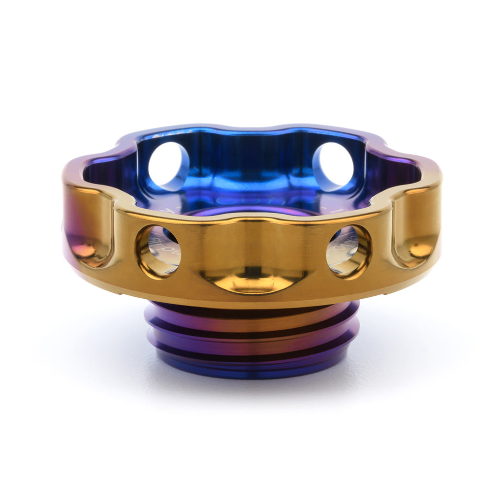 ACUiTY Podium-Ti Oil Cap in Burnt Titanium Finish for Hondas/Acuras