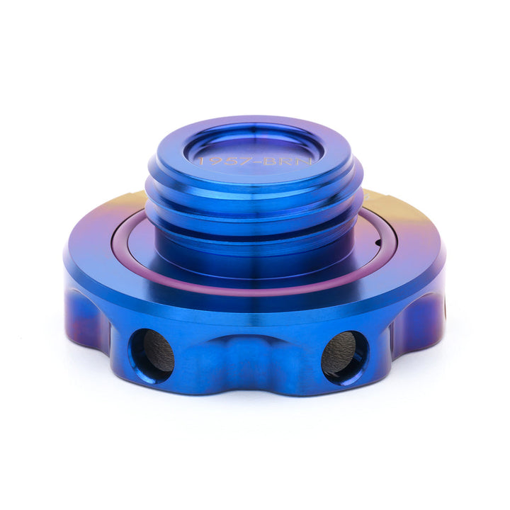 ACUiTY Podium-Ti Oil Cap in Burnt Titanium Finish for Hondas/Acuras