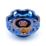 ACUITY Podium-Ti Oil Cap in Splatter Titanium Finish for Hondas/Acuras