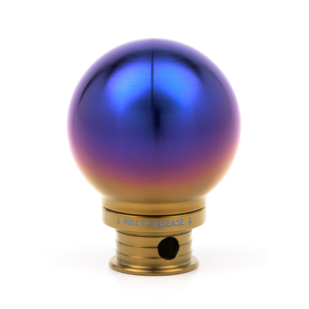 ACUiTY POCO-Ti Low Profile Shift Knob in Burnt Titanium Finish (M10x1.5)