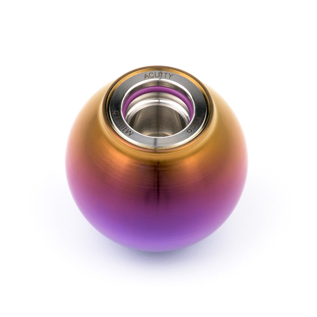ACUiTY POCO-Ti Low Profile Shift Knob in Burnt Titanium Finish (M10x1.5)