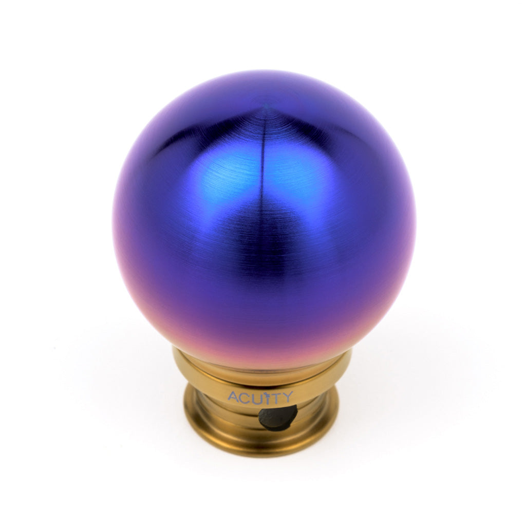 ACUiTY POCO-Ti Low Profile Shift Knob in Burnt Titanium Finish (M10x1.5)