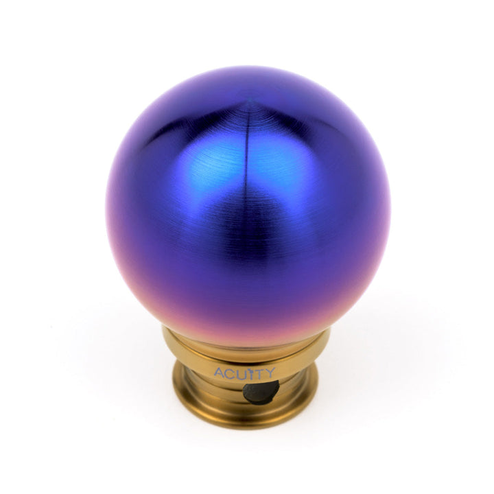 ACUiTY POCO-Ti Low Profile Shift Knob in Burnt Titanium Finish (M10x1.5)