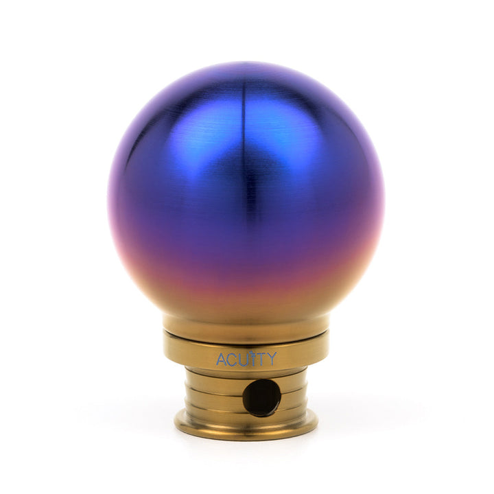 ACUiTY POCO-Ti Low Profile Shift Knob in Burnt Titanium Finish (M10x1.5)