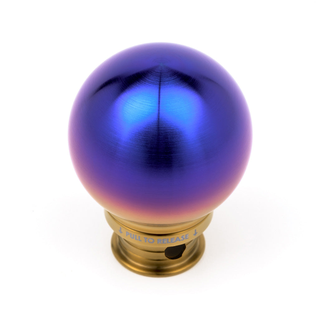 ACUiTY POCO-Ti Low Profile Shift Knob in Burnt Titanium Finish (M10x1.5)