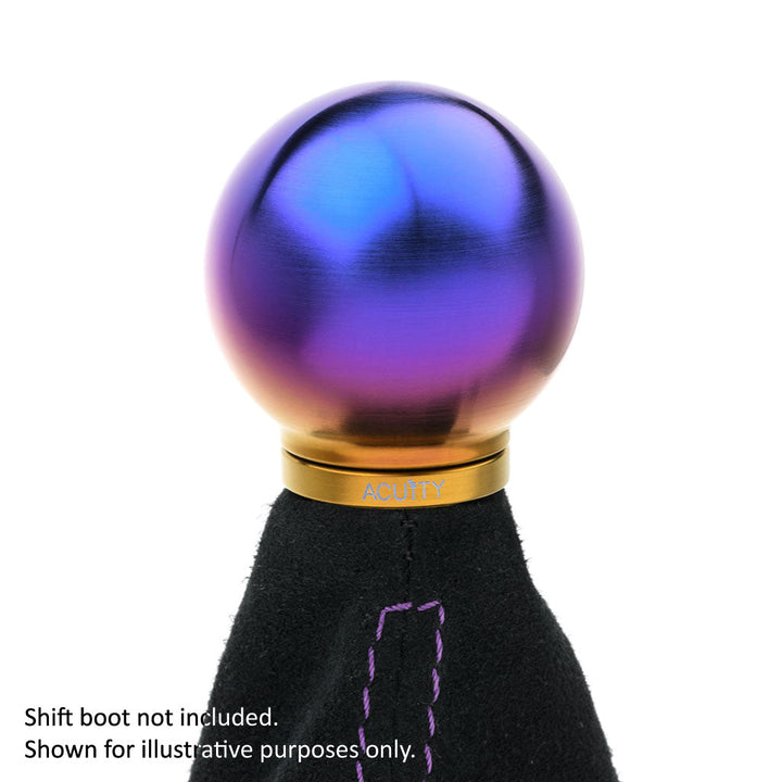 ACUiTY POCO-Ti Low Profile Shift Knob in Burnt Titanium Finish (M10x1.5)