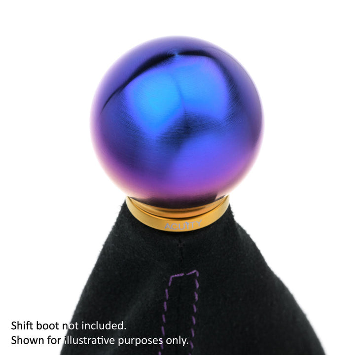 ACUiTY POCO-Ti Low Profile Shift Knob in Burnt Titanium Finish (M10x1.5)