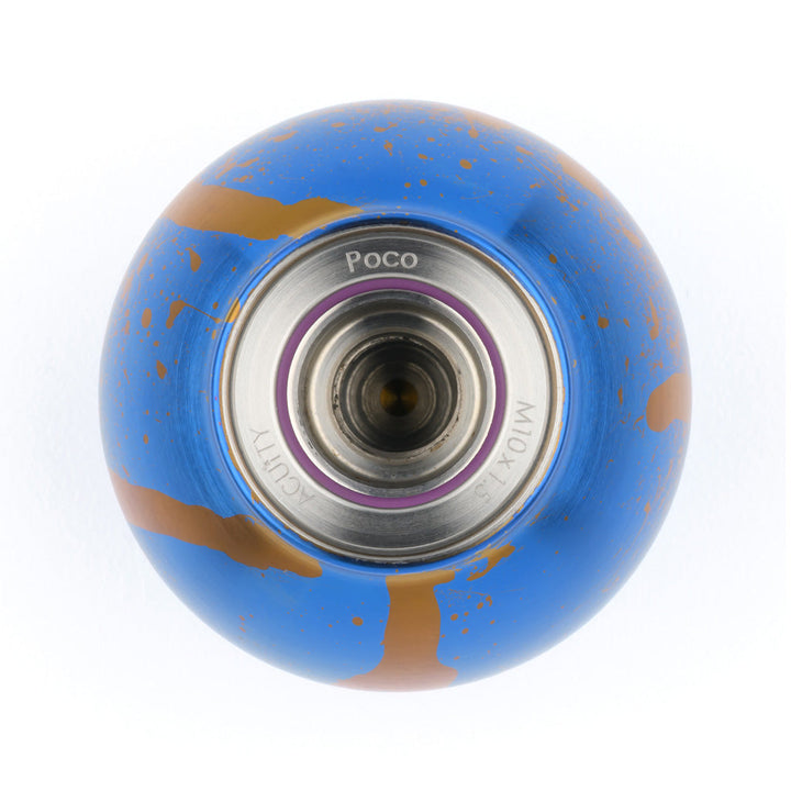 ACUiTY POCO-Ti Low Profile Shift Knob in Splatter Titanium Finish (M10x1.5)