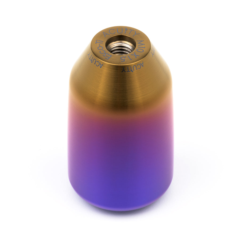 ACUiTY ESCO-Ti Shift Knob in Burnt Titanium Finish (M10X1.5)