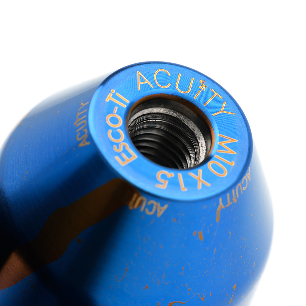 ACUiTY ESCO-Ti Shift Knob in Splatter Titanium Finish(M10X1.5)