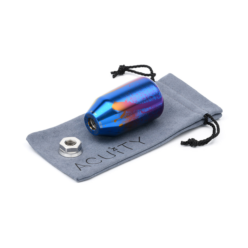 ACUiTY ESCO-Ti Shift Knob in Splatter Titanium Finish(M10X1.5)
