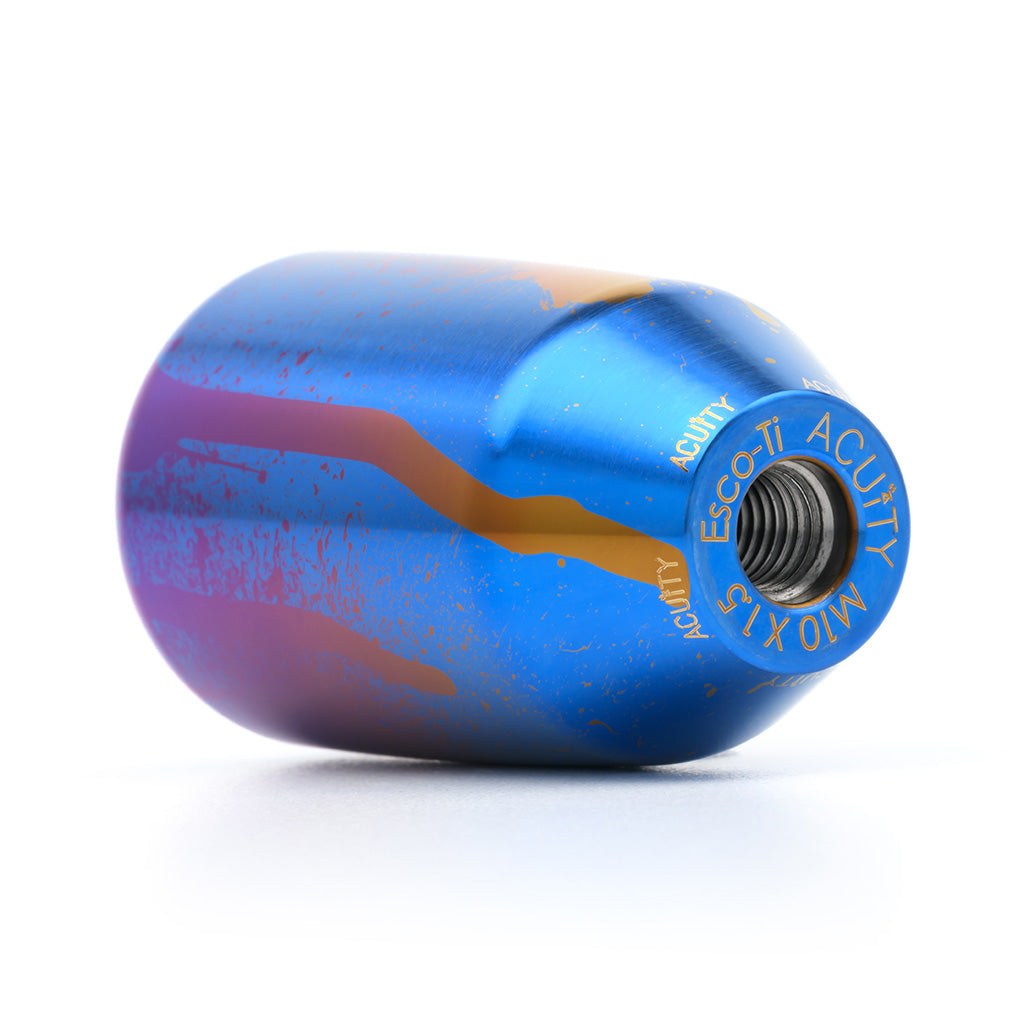 ACUiTY ESCO-Ti Shift Knob in Splatter Titanium Finish(M10X1.5)