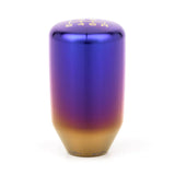 ACUITY ESCO-Ti Burnt Titanium shift knob with burnt brushed finish and laser-etched 6-speed gear pattern