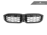 AutoTecknic Dry Carbon Fiber Honeycomb Front Grille - G20 3-Series LCI