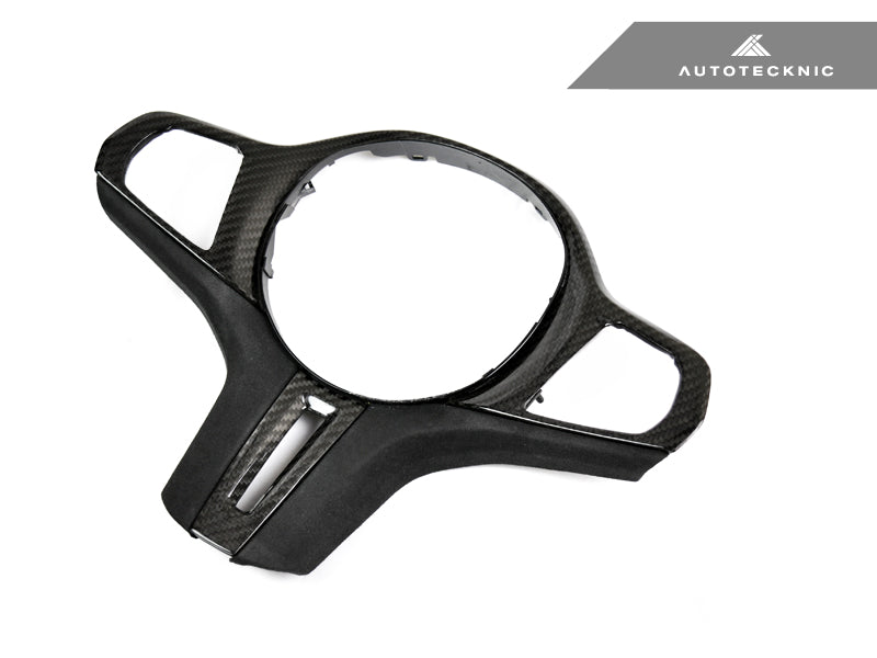 AutoTecknic Carbon Alcantara Steering Wheel Trim - BMW G01 X3 | G02 X4