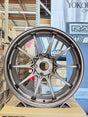 Volk Racing CE28N-Plus forged 19x10.0 wheel in Blast Gunmetal with 5x120 bolt pattern and +38 offset
