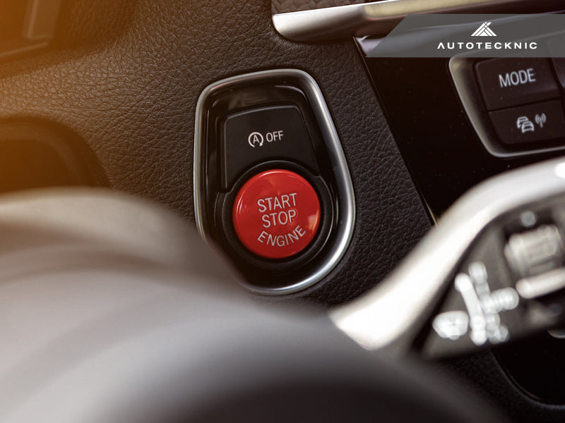 AutoTecknic Red Start Stop Button - BMW F10 5-Series | F06/ F12/ F13 6-Series