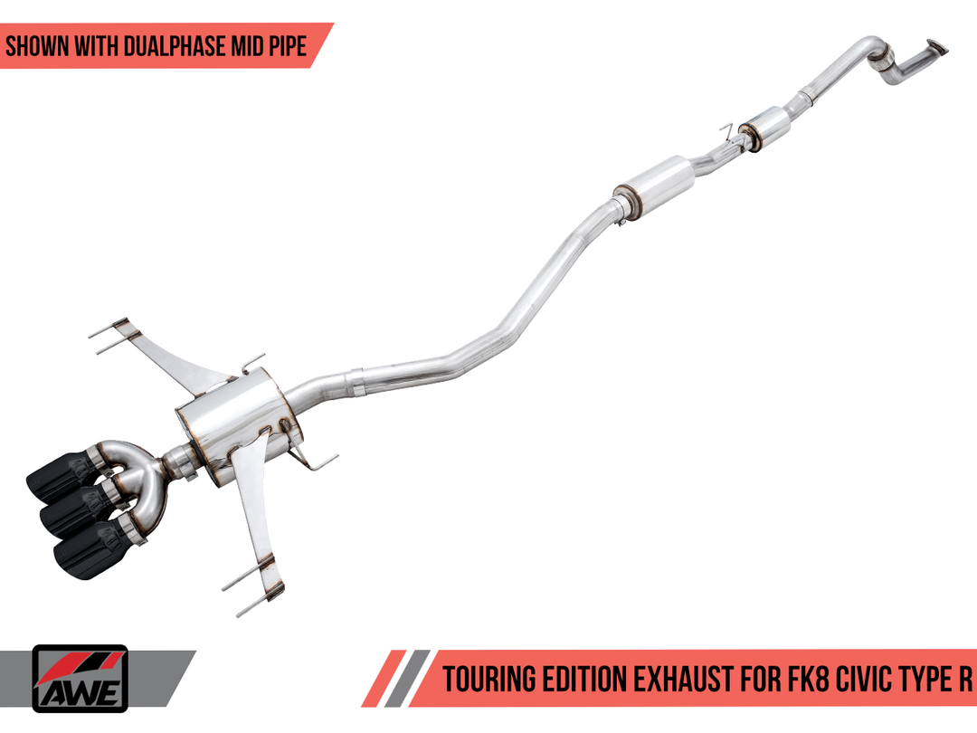 AWE Non-Resonated Touring Edition Exhaust for Toyota GR Supra A90