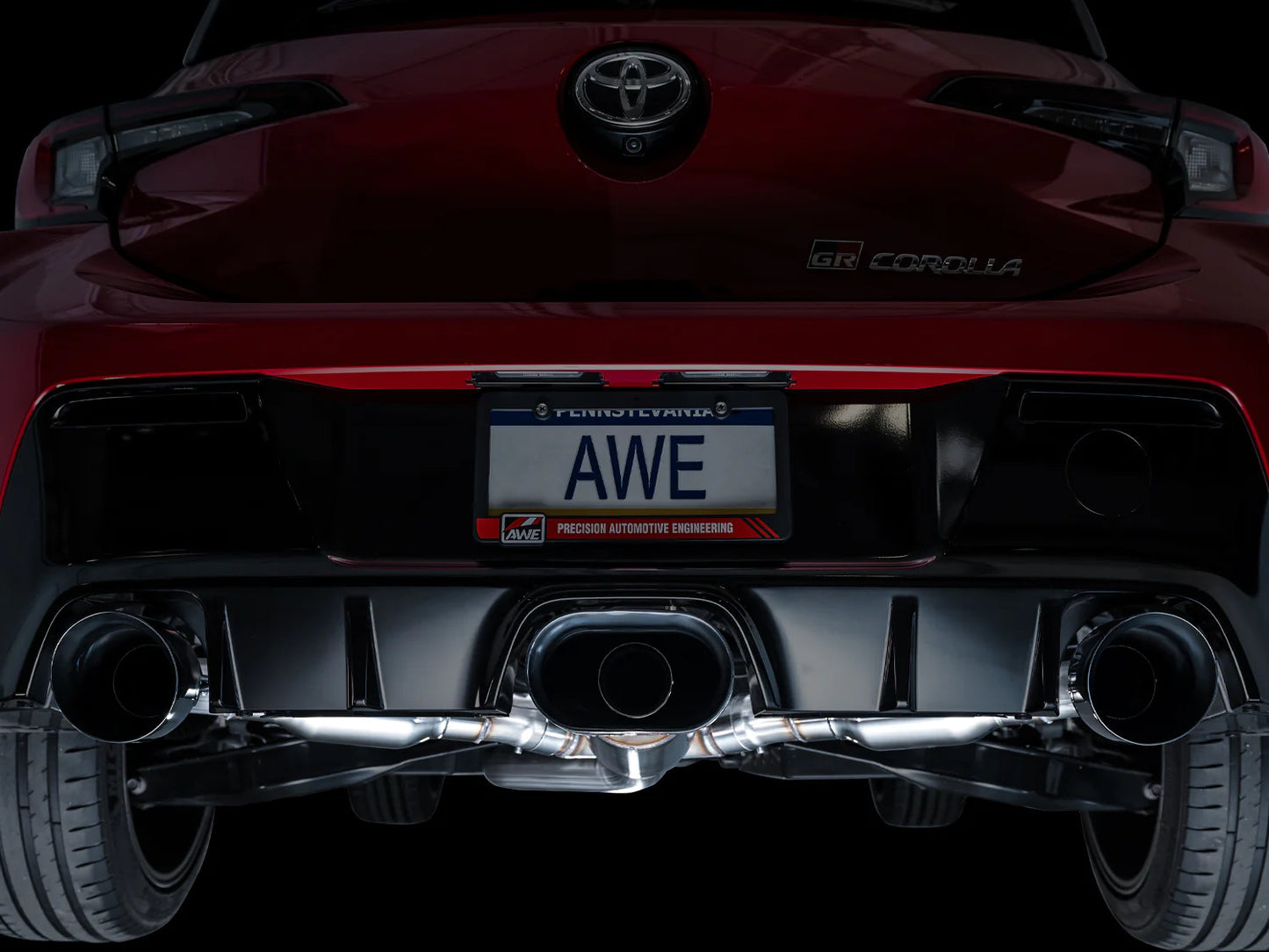 AWE Track Edition Exhaust for Toyota GR Corolla 2023+
