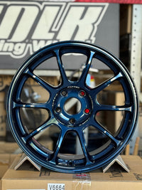 Volk Racing ZE40 Mag Blue 17x9.5 5x114.3 offset +44 alloy wheel set of 4