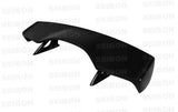 Seibon 16-17 Honda Civic Sedan carbon fiber rear spoiler with glossy finish and lightweight design