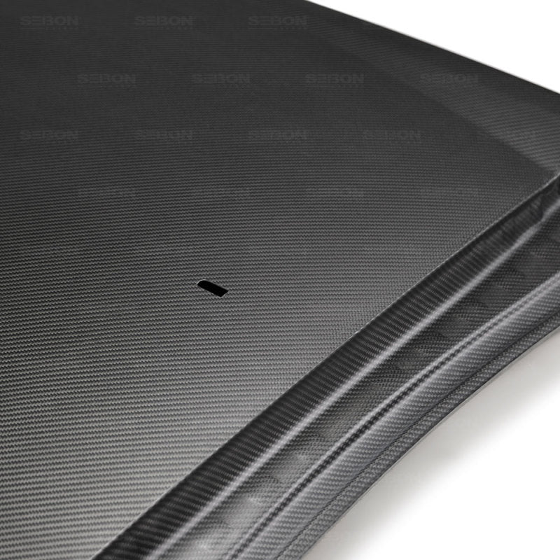 Seibon Carbon dry carbon fiber roof panel for 2017-2020 Honda Civic Type-R with glossy finish and superior craftsmanship