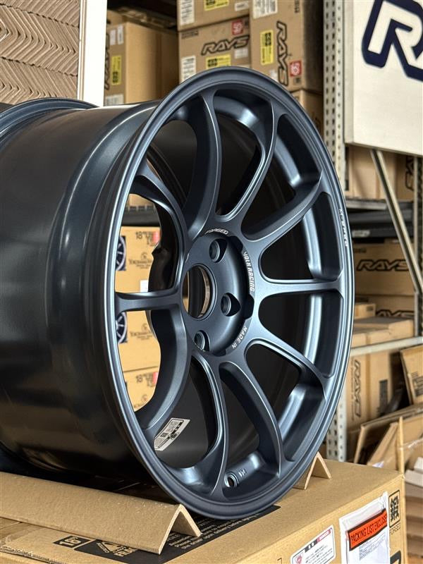 Volk Racing ZE40 M-SPEC 18x10.0 5x120 / Offset: +40 (Face 3) / Matte Blue Gunmetal (GB) (Set of 4) *LMTLS Spec*