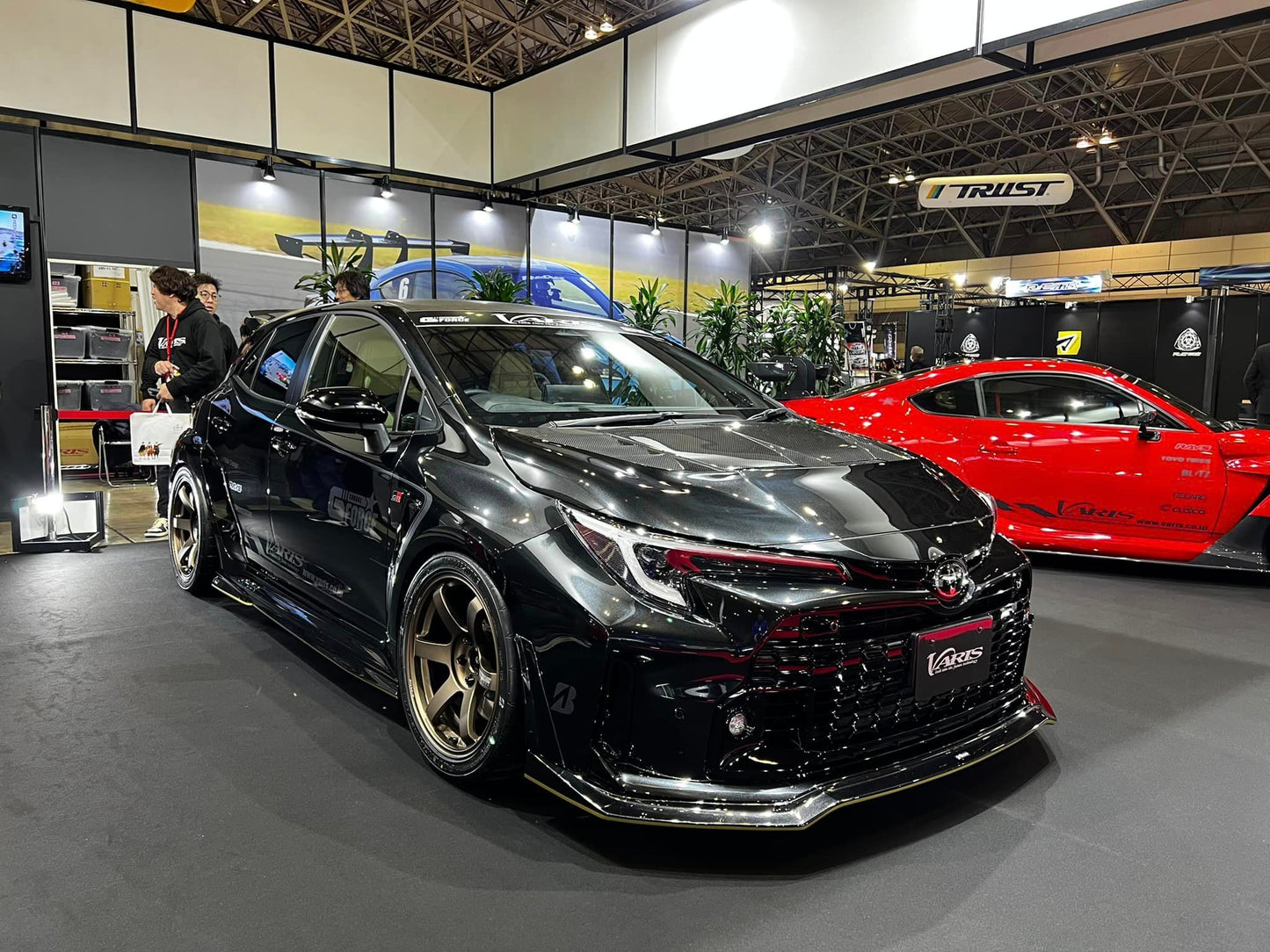 Varis Arising-1 Side Under Splitter Set, Carbon+ for Toyota GR Corolla 2023+