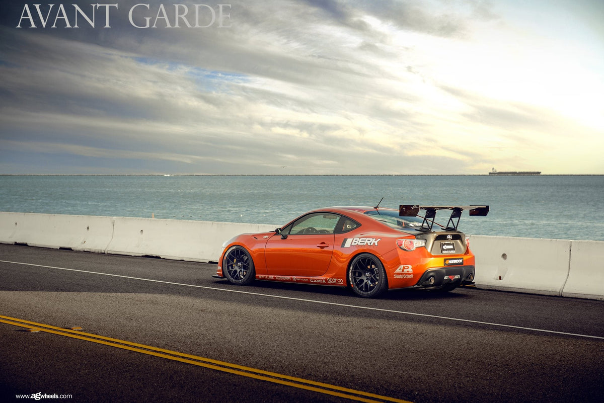 Scion FRS / Toyota GT86/ Subaru BRZ GT-250 Carbon Fiber Adjustable Wing 2013-2021 w. 11" Pedestals Set