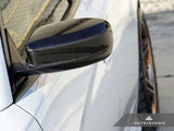 AutoTecknic Replacement Dry Carbon Mirror Covers - Dodge Charger 2011-2019