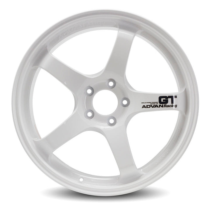 Advan Racing GT Premium Version 18x9.5 5x120 / Offset: +38 / Racing White *Set of 4*