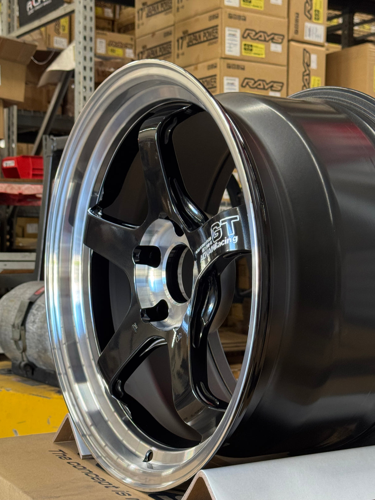 Advan GT Beyond-R Wheel (C-2) 18x10.0 5x120 / Offset +40 / Diamond Cut & Dark Platinum Black (DPB) (Set of 4)