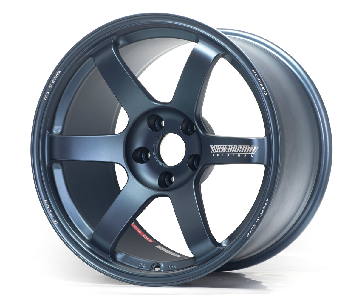 Volk Racing TE37 SAGA S-Plus Wheels 19x10.0 5x120 / Offset: +37 (Face 3) / Matte Blue Gunmetal (GB) *Set of 4*