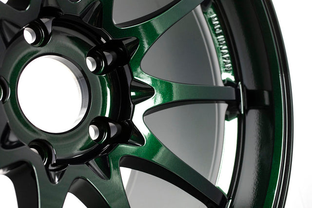 Volk Racing CE28N-Plus 18x10.0 5x120 / Offset +40 (Face 3) / Racing Green (IG) (Set of 4)