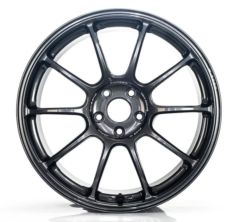Volk Racing ZE40 M-Spec 17x9.5 diamond dark gunmetal 10-spoke wheel with 5x114.3 bolt pattern and +44 offset